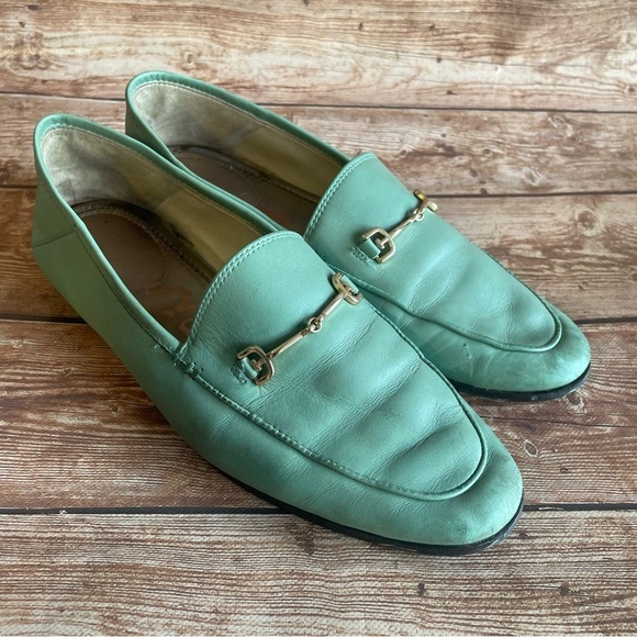 Sam Edelman Women\'s Loraine Tailored green slippers loafers size 8